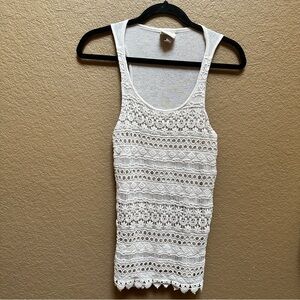 Knox Rose Cream Lace Tank Top